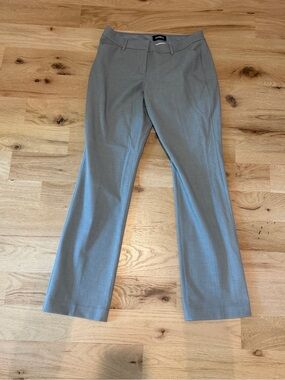 Express Editor Barely Boot Pants in Light Gray
